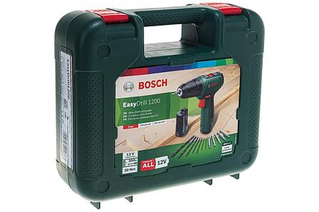 Шуруповерт BOSCH EasyDrill 1200 в кейсе + АКЦИЯ: набор сверл и бит, фото 2