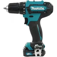 Дрель-шуруповерт MAKITA DF 333 DWME в чем. (12.0 В, 2 акк., 4.0 А/ч Li-Ion, 2 скор., 30 Нм, шурупы до 8, фото 3