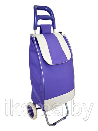 Хозяйственная сумка-тележка (403-XY) цвет №5 фиолетовый, фото 2