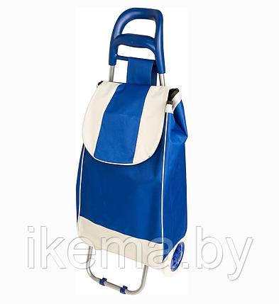 Хозяйственная сумка-тележка (403-XY) цвет №6 голубой, фото 2