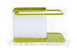 Органайзер для раковины вертикальный, зеленый (3 in 1 Kitchen Stands)TK 0206, фото 3