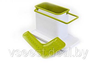 Органайзер для раковины вертикальный, зеленый (3 in 1 Kitchen Stands)TK 0206, фото 3