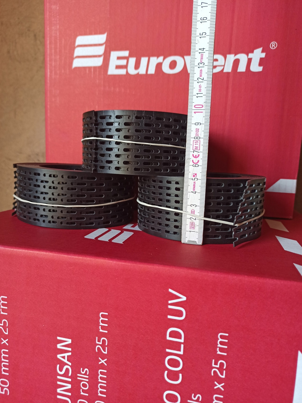 Решетка карнизного свеса Eurovent EAVES GRATE (50*5000мм Чёрный) - фото 1 - id-p151700434