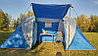 Палатка туристическая LANYU LY-1699 двухкомнатная 4-х местная 450х220х180см, фото 7
