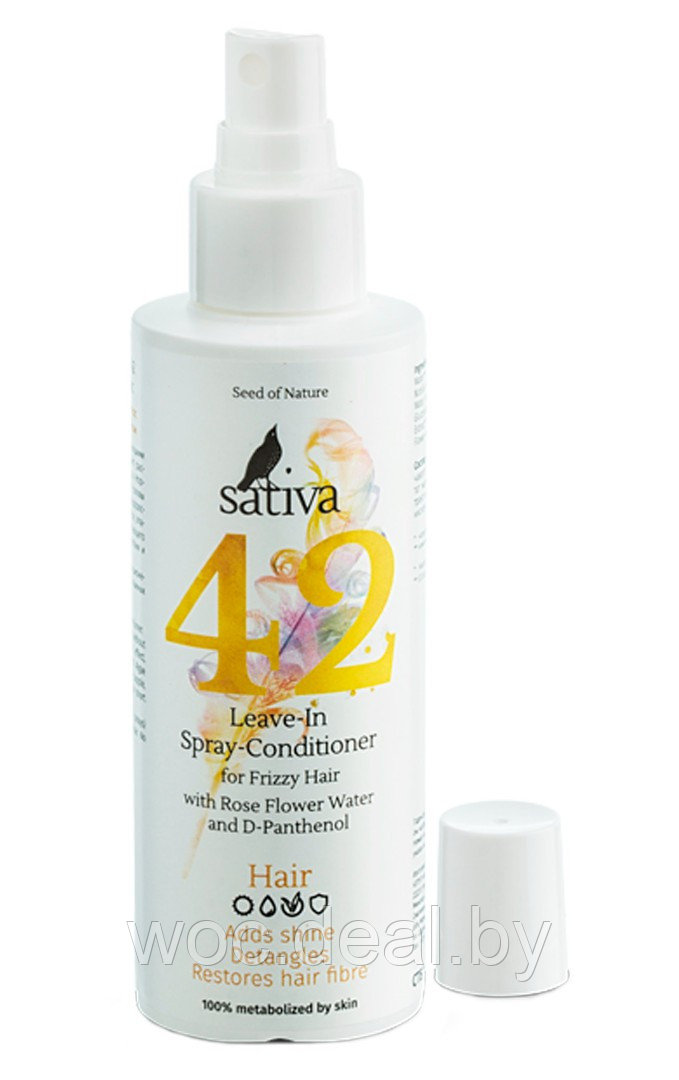 Sativa Спрей-кондиционер №42 для непослушных волос Hair, 150 мл