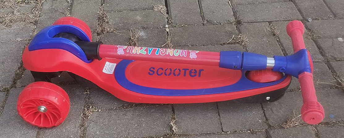 Детский самокат Скутер Scooter макси maxi складной с широкими колесами .
