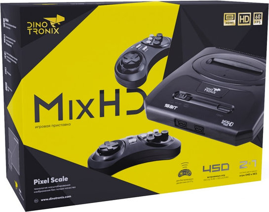 Игровая приставка Dinotronix MixHD ZD-10 (2 геймпада, 450 игр), фото 2