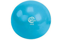 Медицинбол Lite Weights 4 кг (голубой) 1704LW