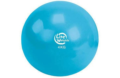 Медицинбол Lite Weights 4 кг (голубой) 1704LW - фото 1 - id-p177234512