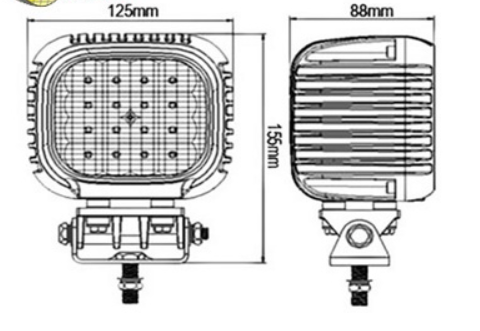 Светодиодный прожектор - панель 48W световой поток 6000 люмен. 6000K - фото 2 - id-p177237294