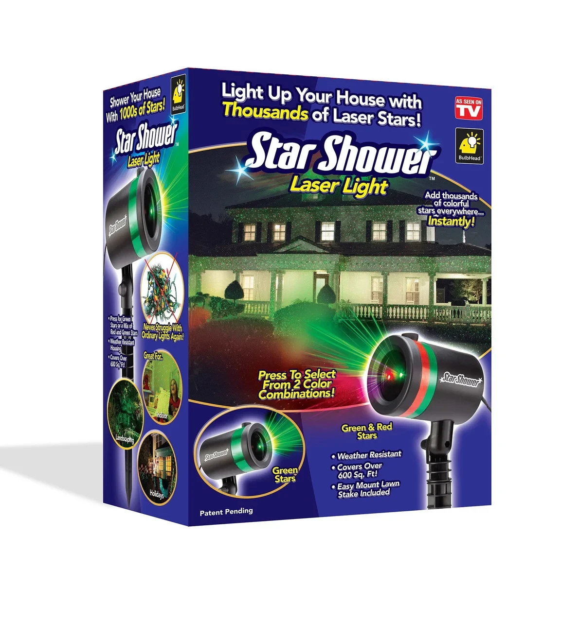 Уличный лазерный проектор Star Shower Laser Light - фото 1 - id-p177239072