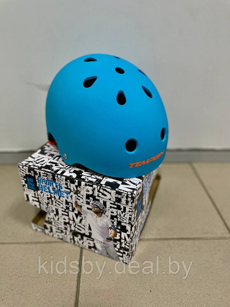 Шлем защитный Tempish Skillet X Sky S/M (синий) 52-55 см - фото 4 - id-p177239201