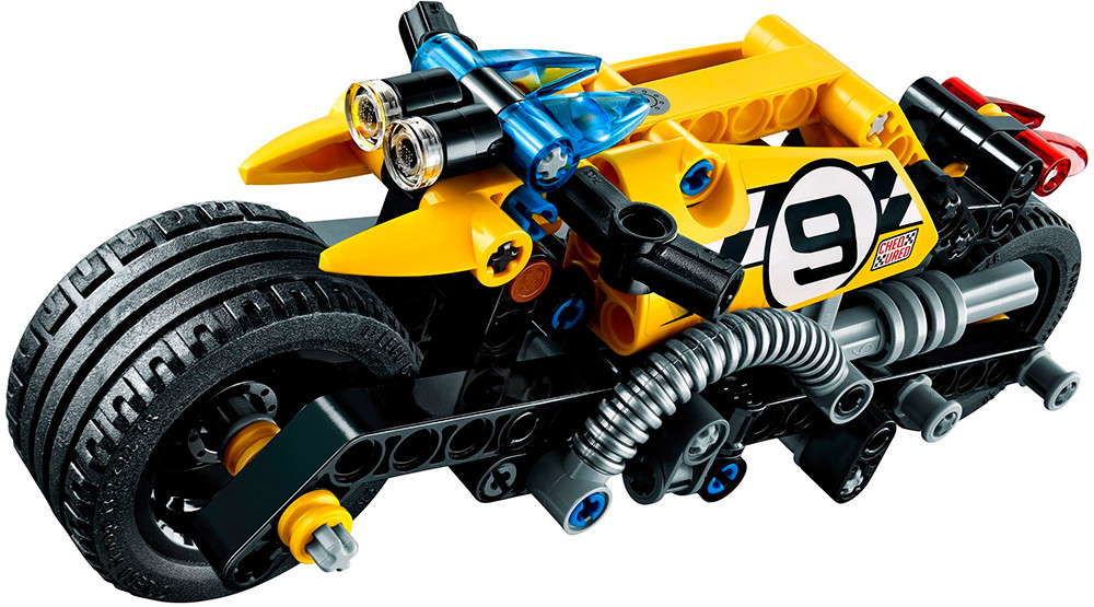 Конструктор Decool 3419 Мотоцикл с инерционным механизмом 140 деталей аналог Лего Техник LEGO Technic 42058 - фото 3 - id-p177239431