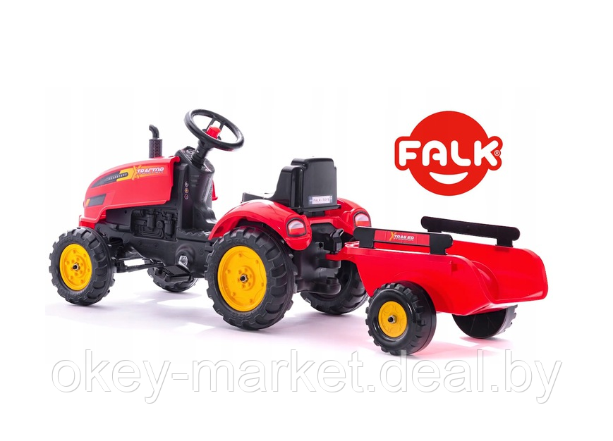 Детский педальный трактор FALK X-Tractor 2046AB - фото 5 - id-p65472438