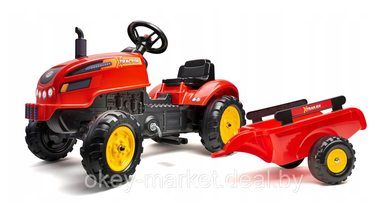 Детский педальный трактор FALK X-Tractor 2046AB - фото 1 - id-p65472438