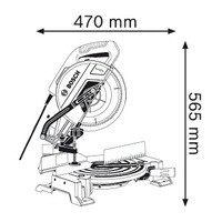 Торцовочная пила Bosch GCM 10 MX Professional [0601B29021] - фото 2 - id-p177247572