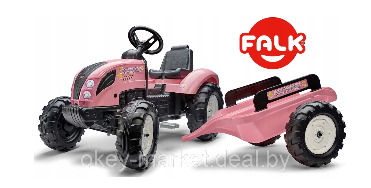 Детский педальный трактор Farmer Falk 1058AB