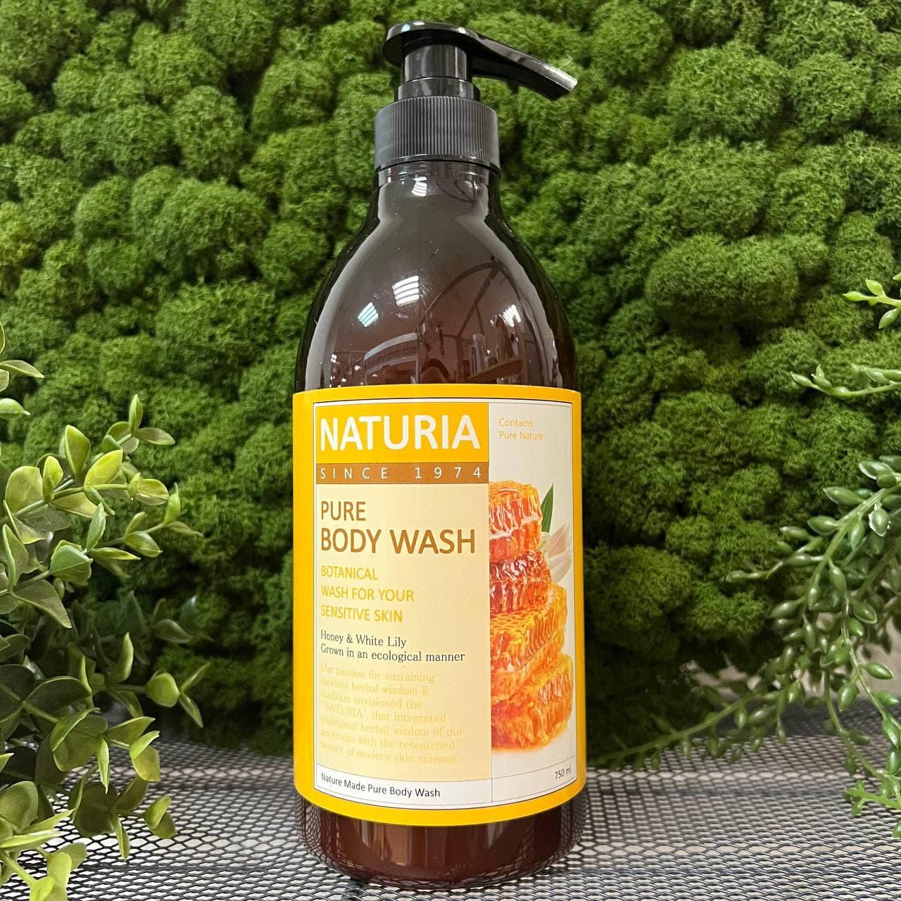 Гель для душа NATURIA МЕД, ЛИЛИЯ PURE BODY WASH Honey & White Lily 750 мл - фото 1 - id-p177249534