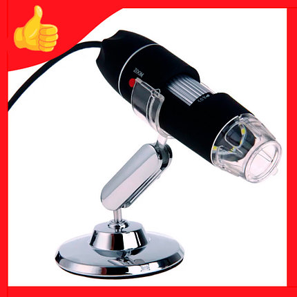 Цифровой микроскоп USB с передачей фото и видео на ПК (увеличение до х1000) Digital Microscope, фото 2