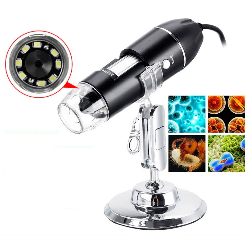 Цифровой микроскоп USB с передачей фото и видео на ПК (увеличение до х1000) Digital Microscope