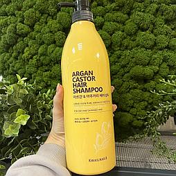 Шампунь для волос с касторовым и аргановым маслом Welcos Kwailnara Argan Castor Hair Shampoo, 950мл