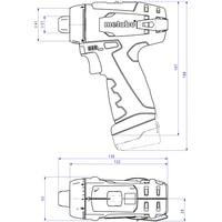 Дрель-шуруповерт Metabo PowerMaxx BS Basic 600984500 (с 2-мя АКБ, кейс) - фото 3 - id-p177250865