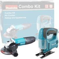 Наборы электроинструментов Makita DK0122 (лобзик + болгарка)