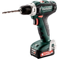 Дрель-шуруповерт Metabo PowerMaxx BS 12 601036500 (с 2-мя АКБ 2 Ah, кейс)