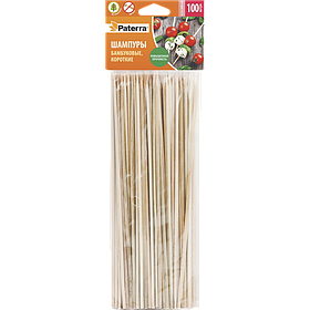 Шампуры для шашлыка  бамбук по 100 шт.200 мм PATERRA/100