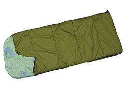Спальный мешок туристический с подголовником, увеличенный Турлан СПФУ300 (файбертек) РБ +2 / -15 С