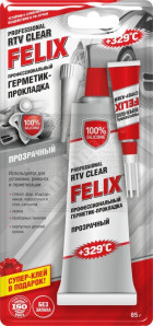 - FELIX Профессиональный герметик-прокладка (прозрачный) 85г - фото 1 - id-p176274913