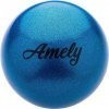 Мяч для художественной гимнастики Amely (15 см, 280 гр), синий, с насыщенными блестками AGB-303-15-BL - фото 1 - id-p177263103