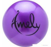 Мяч для художественной гимнастики Amely (15 см, 280 гр), фиолетовый AGB-301-15-PU
