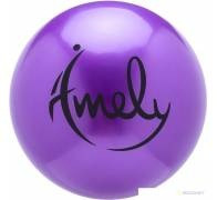 Мяч для художественной гимнастики Amely (15 см, 280 гр), фиолетовый AGB-301-15-PU - фото 1 - id-p177263104