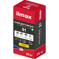 Клей для плитки высокоэластичный ilmax S1 25 кг.