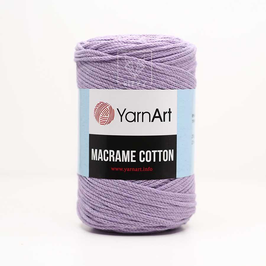 Хлопковый шнур Ярнарт Макраме Коттон (Yarnart Macrame Cotton) цвет 765 сирень - фото 1 - id-p177267338