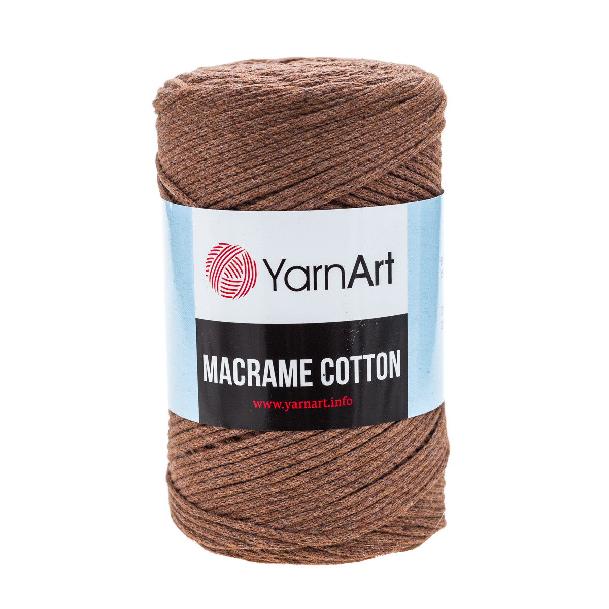 Хлопковый шнур Ярнарт Макраме Коттон (Yarnart Macrame Cotton) цвет 788 какао