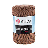 Хлопковый шнур Ярнарт Макраме Коттон (Yarnart Macrame Cotton) цвет 788 какао