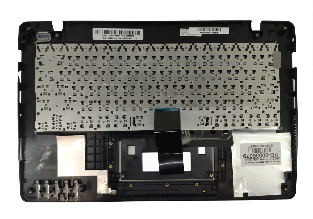 Верхняя часть корпуса (Palmrest) Asus VivoBook X200 с клавиатурой, черный - фото 2 - id-p177267393
