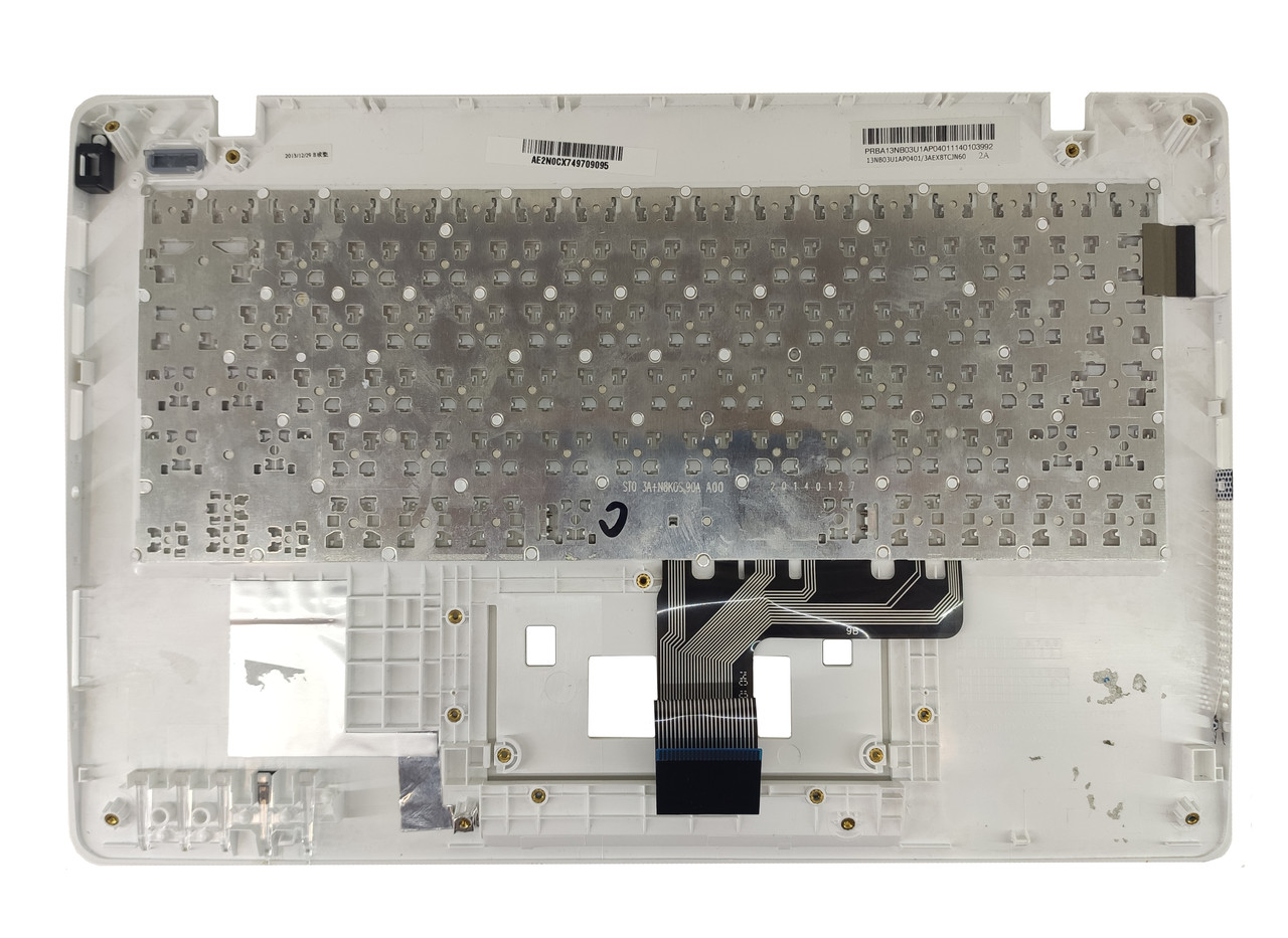Верхняя часть корпуса (Palmrest) Asus VivoBook X200 с клавиатурой, белый - фото 2 - id-p177269528