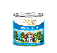 Эмаль ПФ-115 DEKOR серая 1.8 кг.