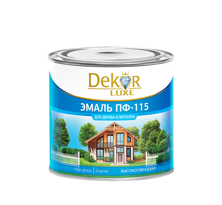 Эмаль ПФ-115 DEKOR салатная 1.8 кг. - фото 1 - id-p13956090