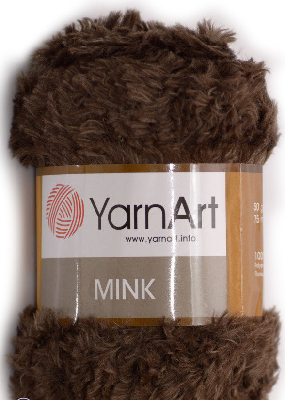 Пряжа YarnArt Mink цвет 333 коричневый - фото 1 - id-p177278558