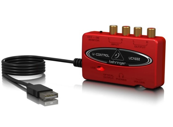 Behringer UCA222 - USB-аудио-интерфейс для обработки и воспроизведения звука - фото 1 - id-p177279868