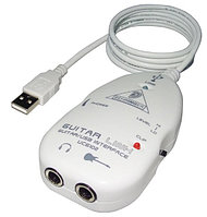BEHRINGER UCG102 - аудиоинтерфейс USB, позволяющий подключить гитару к компьютеру