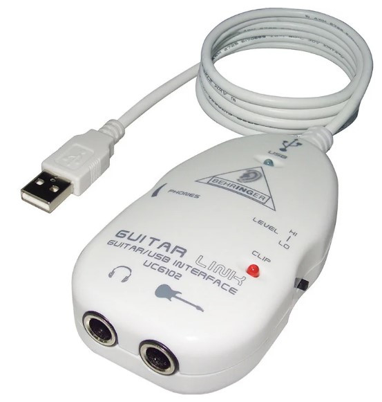 BEHRINGER UCG102 - аудиоинтерфейс USB, позволяющий подключить гитару к компьютеру - фото 1 - id-p177279867