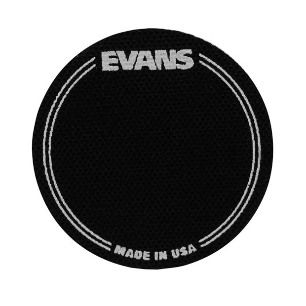 Evans EQPB1 EQ Наклейка на рабочий пластик бас-барабана, черная, одиночная педаль