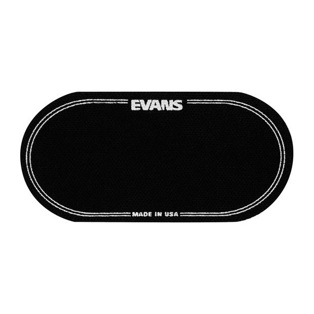 Evans EQPB2 EQ Наклейка на рабочий пластик бас-барабана, черная, двойная педаль