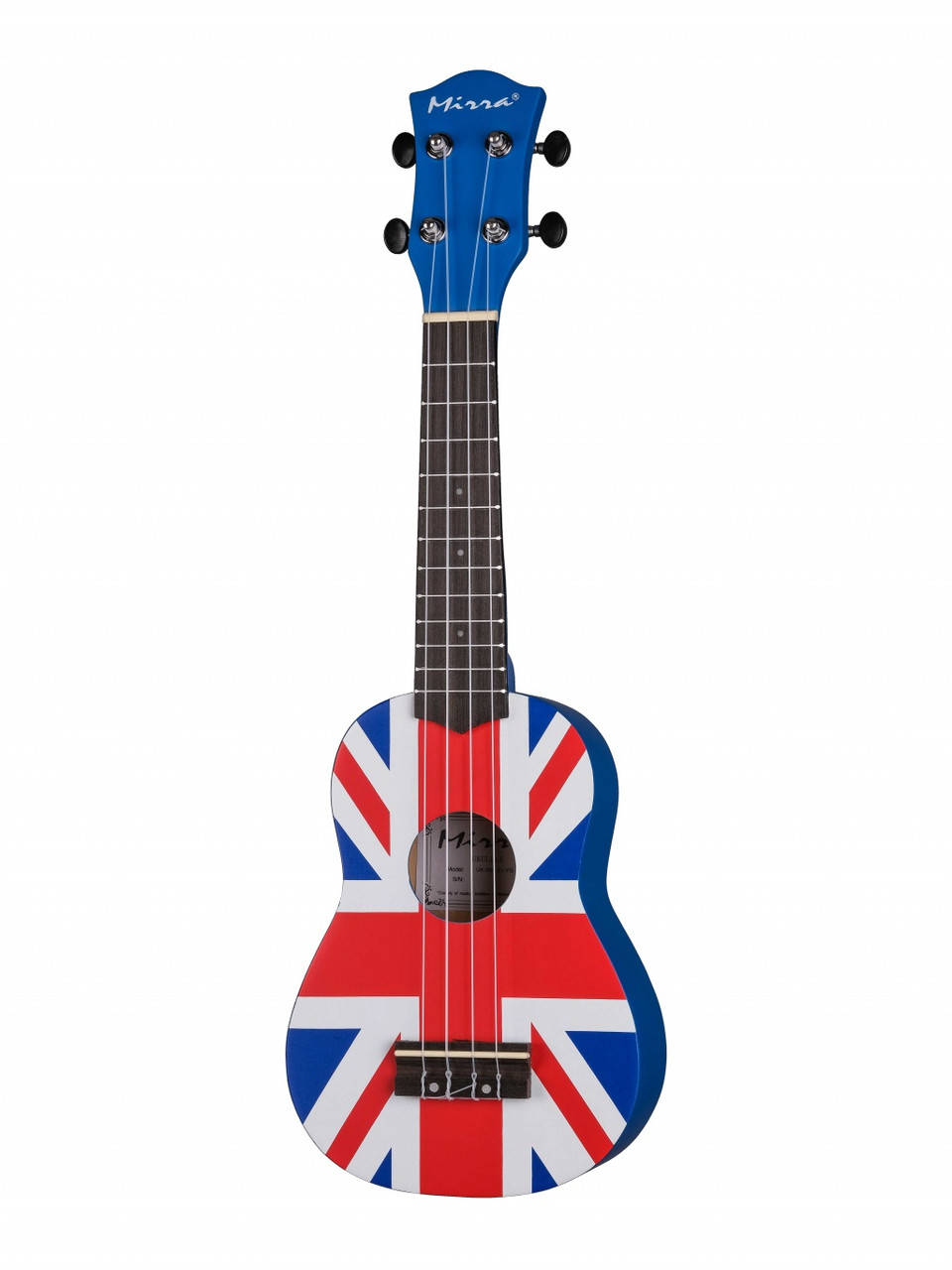 Mirra UK-300-21-YG Укулеле сопрано, с рисунком Union Jack - фото 1 - id-p177279648