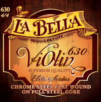 La Bella 630-1/4 Комплект струн для скрипки размером 1/4, сталь